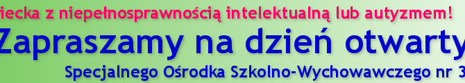 Dzień otwarty dla rodziców dzieci z niepełnosprawnością intelektualną lub autyzmem