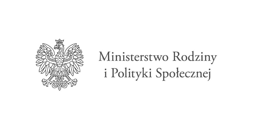 Logo Ministerstwa Rodziny i Polityki Społecznej